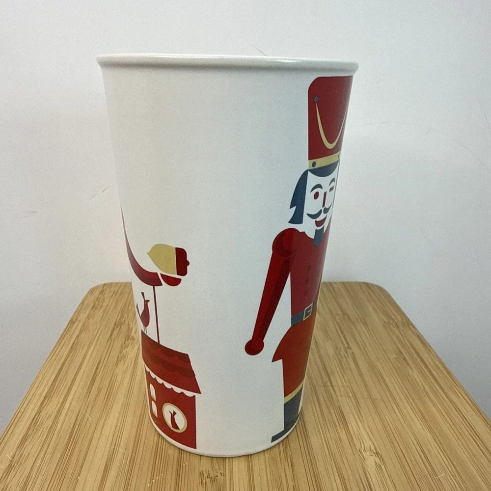 Large Tall Starbucks Coffee Mug Christmas Nutcracker Holiday Cup 2012